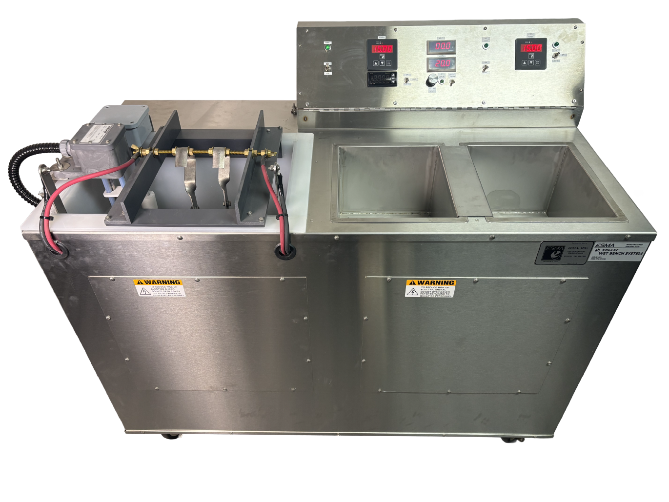Industrial electropolishing equipment from Esma