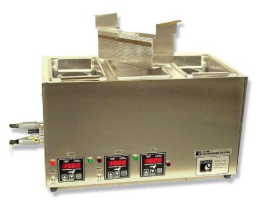 Esma E386 three-tank benchtop ultrasonic cleaning system